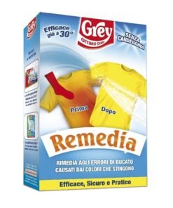 Grey Remedia priemonė spalvų nubėgimui pašalinti, skalbimui