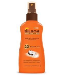 Bilboa Coconut Beauty apsauginis purškalas nuo saulės SPF 20, 200 ml