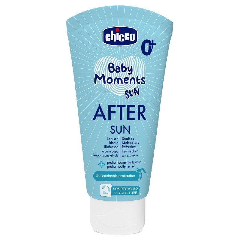 Chicco Baby Moments losjonas po saulės, 150 ml