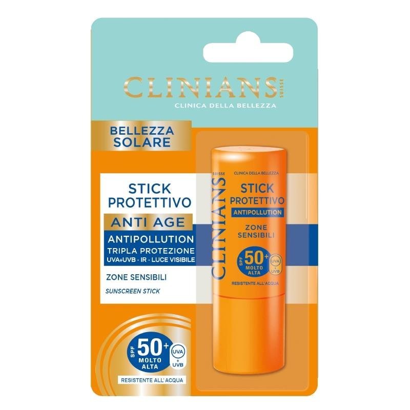 Clinians Bellezza Solare apsauginis pieštukas jautrioms zonoms SPF50+, 10 ml