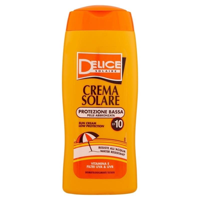 Delice Solaire apsauginis kremas nuo saulės SPF10, 250 ml
