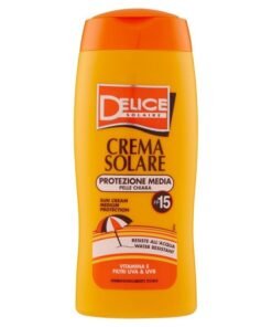Delice Solaire apsauginis kremas nuo saulės SPF15, 250 ml