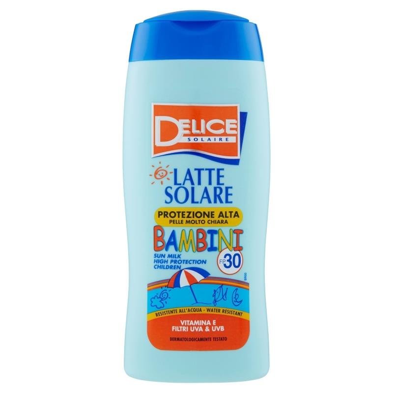 Delice Solaire apsauginis pienelis nuo saulės vaikams SPF30, 250 ml