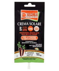 Delice Solaire apsauginis kremas nuo saulės su juodųjų morkų ekstraktu SPF50+, 50 ml