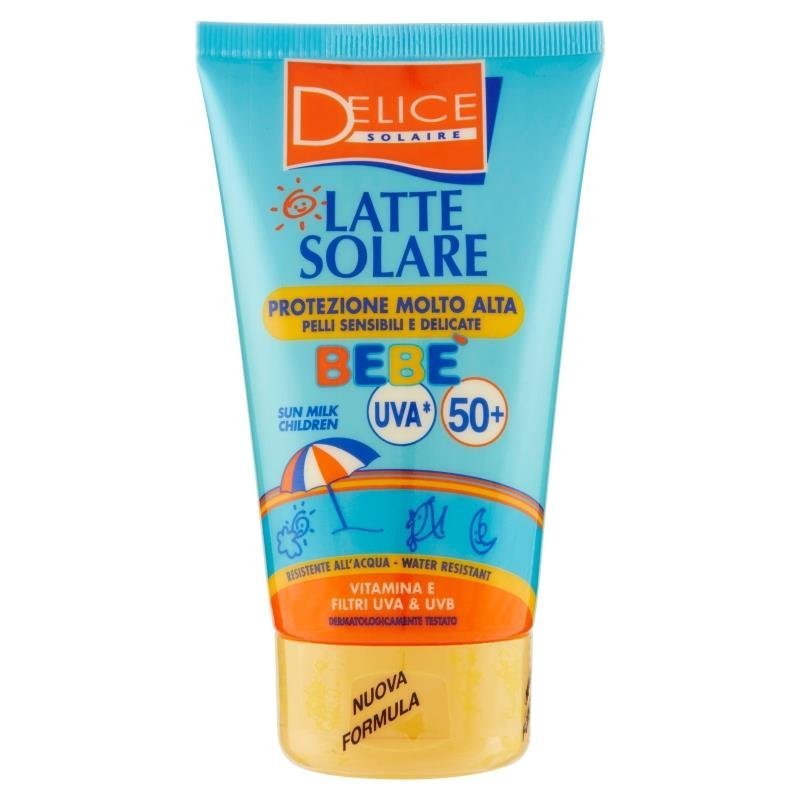 Delice Solaire apsauginis pienelis nuo saulės kūdikiams SPF50+, 100 ml