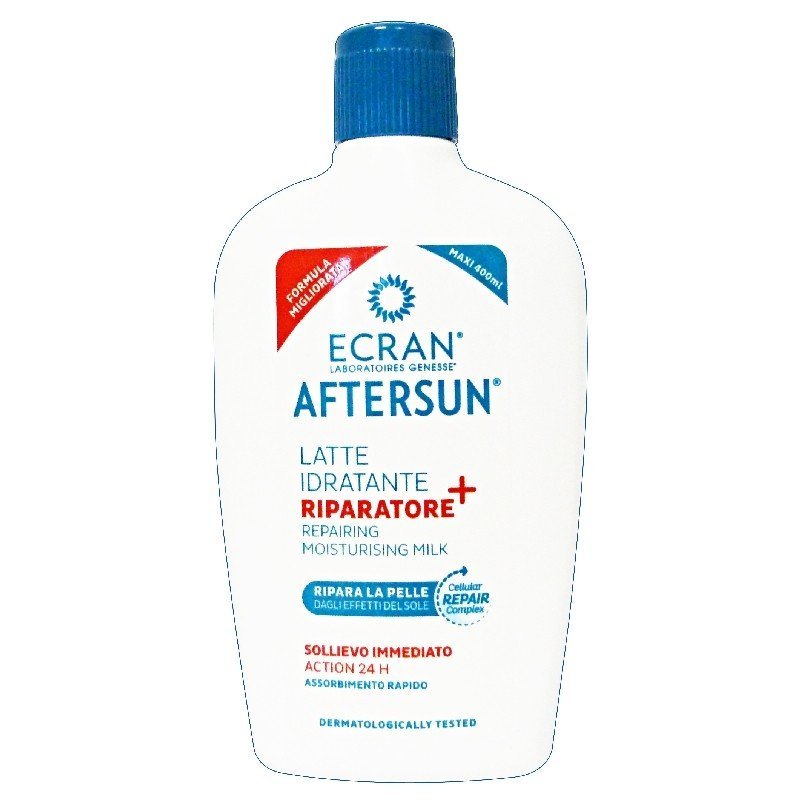 Ecran Aftersun drėkinamasis pienelis po deginimosi, 400 ml