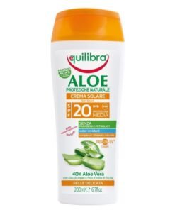 Equilibra Aloe kremas nuo saulės SPF20, 200 ml