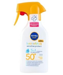 Nivea Sun Babies & Kids Sensitive purškiklis nuo saulės SPF50+, 250 ml