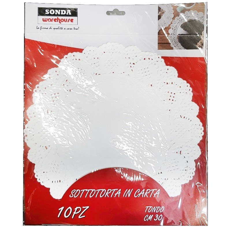 Sonda Warehouse popierinis torto padėklas, 30 cm, 10 vnt.