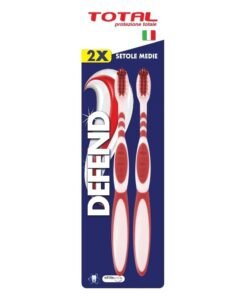 Defend Total dantų šepetėlių rinkinys, 2 vnt.