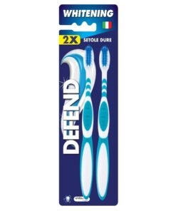 Defend Whitening dantų šepetėlių rinkinys, 2 vnt.