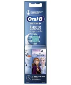 Oral-B Pro Kids 3+ elektrinio dantų šepetėlio antgaliai vaikams „Frozen“ 2 vnt.