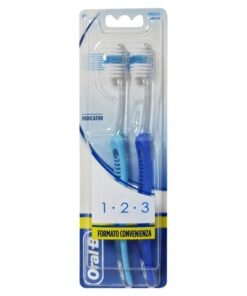 Oral-B 1-2-3 Indicator 35 Medium dantų šepetėlių rinkinys 2 vnt.