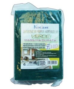 KeyClean žalios šveitimo kempinėlės su abrazyvine pluošto danga, 5 vnt.