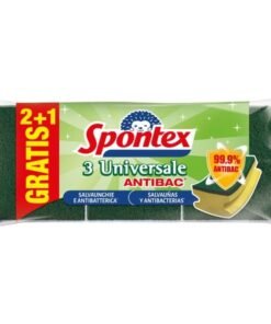 Spontex universalios valymo kempinėlės su abrazyviniu paviršiumi, 3 vnt.
