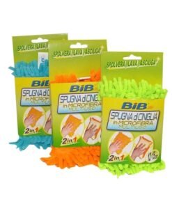 BiB chenille mikropluošto valymo kempinėlė, 2-in-1