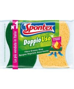 Spontex Doppio Uso indų plovimo kempinės su dvigubu pluoštu, 2 vnt.