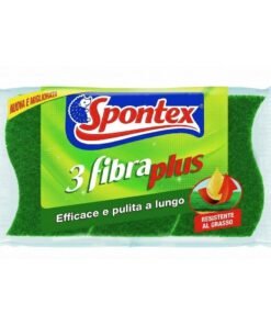 Spontex Fibra Plus indų plovimo kempinės su šveitimo pluoštu, 3 vnt.