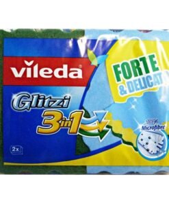 Vileda Glitzi 3in1 indų plovimo kempinės su mikropluoštu, 2 vnt.