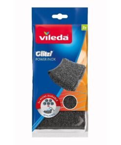 Vileda Glitzi Power Inox nerūdijančio plieno kempinės, 2 vnt.