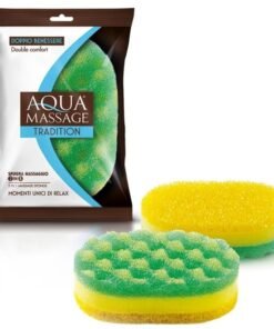 Aqua Massage Tradition masažinė vonios kempinė 2 viename, 1 vnt.