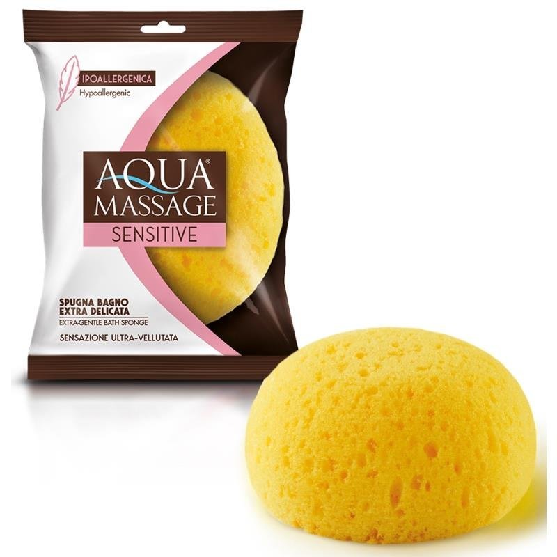 Aqua Massage Sensitive itin švelni vonios kempinė, 1 vnt.