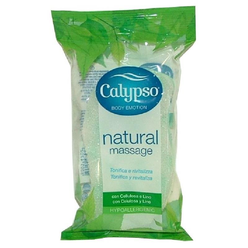 Calypso Natural Massage celiuliozinė masažinė kūno kempinė, 1 vnt.
