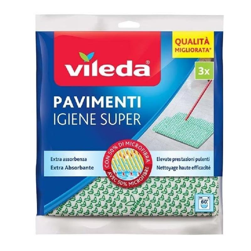 Vileda Pavimenti Igiene Super grindų šluostės, 3 vnt.