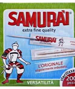 Samurai dantų krapštukai atskiruose pakeliuose, 200 vnt.
