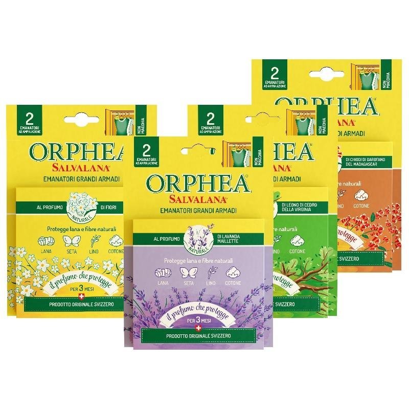 Orphea Salvalana kapsulės nuo kandžių spintoms, 2 vnt.