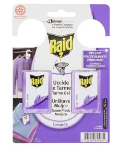Raid kandžių naikinimo gelis spintoms su levandų aromatu, 2 vnt.