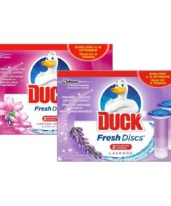 Duck Fresh Discs tualeto gelio diskų papildymas, 2 vnt. (įvairūs kvapai)