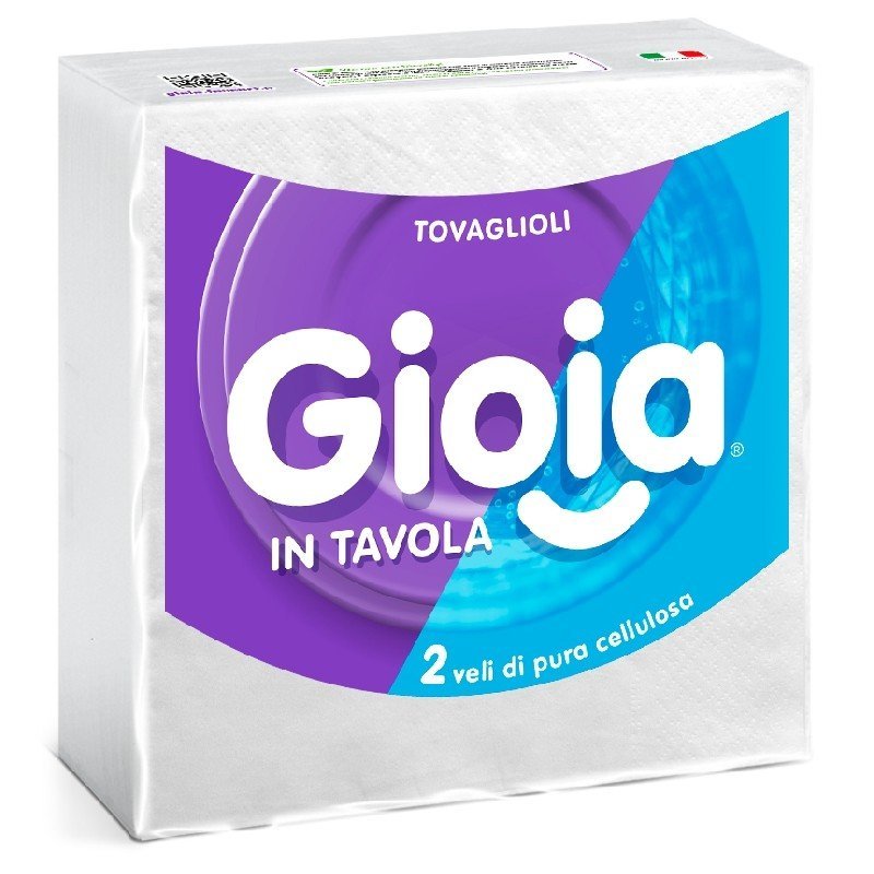 Gioia White servetėlės, 38 × 38 cm, 2 sluoksnių