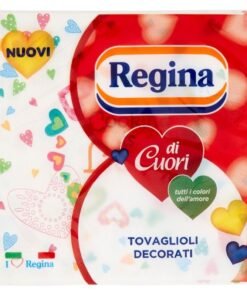 Regina „Cuori“ servetėlės su širdelėmis, 33 × 33 cm, 3 sluoksnių