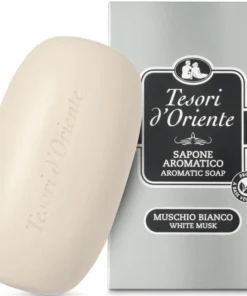 Kietasis rankų muilas TESORI D’ORIENTE MUSCHIO BIANCO ,125 g