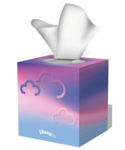Kleenex popierinės nosinaitės dėžutėje, 48 vnt.