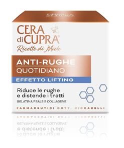 Cera di Cupra Ricette di Miele kasdienis liftingo efektą suteikiantis veido kremas nuo raukšlių, 50 ml