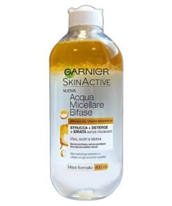 Garnier SkinActive dvifazis micelinis vanduo vandeniui atspariam makiažui, 400 ml