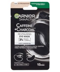 Garnier SkinActive Caffeine + Charcoal revitalizuojanti paakių kaukė