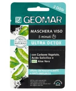 Geomar Ultra Detox detoksikuojanti veido kaukė su aktyvintąja anglimi, 15 ml (2 dozės)