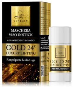 Lady Venezia Gold 24K Luxury Lifting veido kaukė lazdelėje, 30 ml