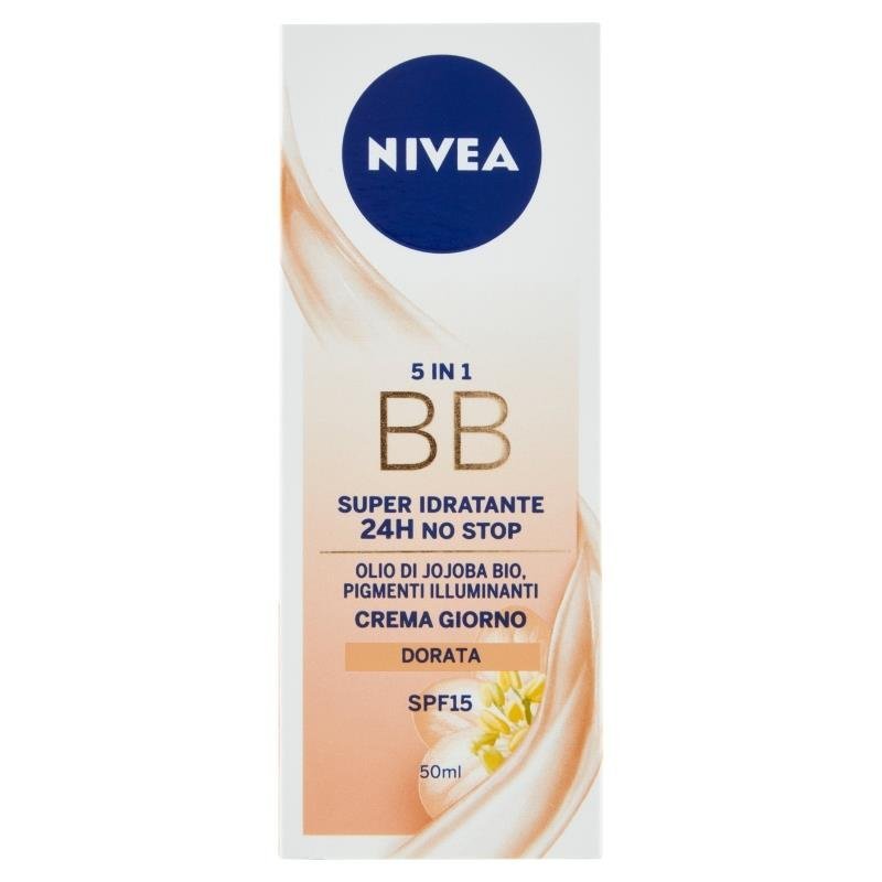 Nivea BB dieninis veido kremas 5in1 SPF15, auksinis atspalvis, 50 ml
