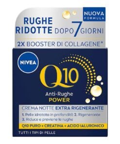 Nivea Q10 stangrinamasis naktinis kremas nuo raukšlių, 50 ml