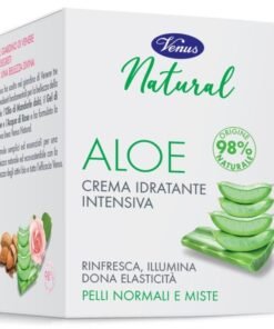 Venus Natural Aloe intensyviai drėkinantis veido kremas, 50 ml
